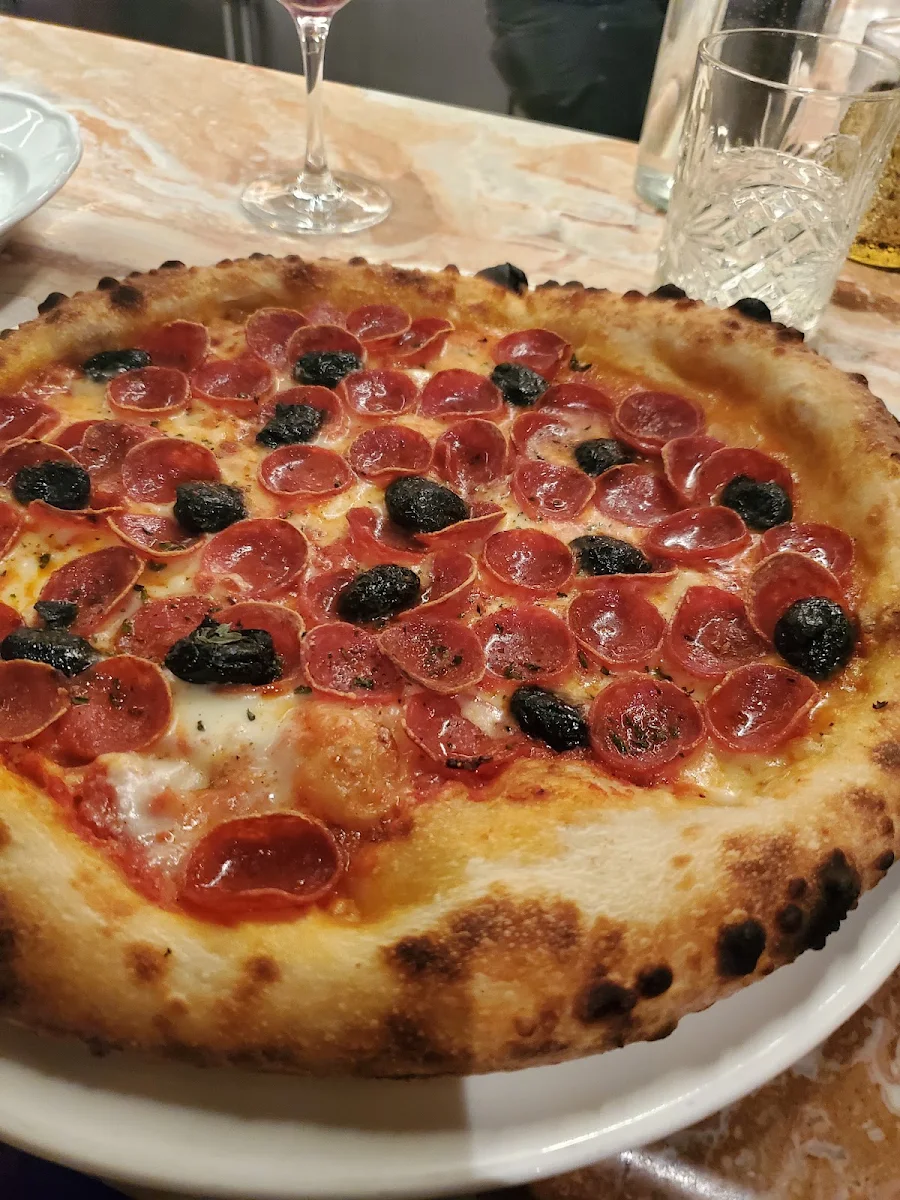 Pepperoni and Black Olives, Piano Piano Restaurant