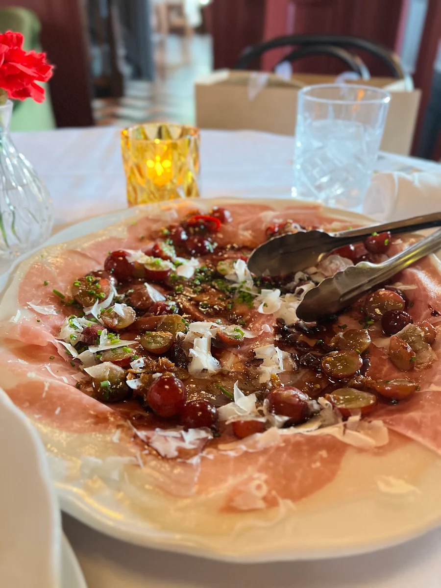 Prosciutto and Grapes, Piano Piano Restaurant