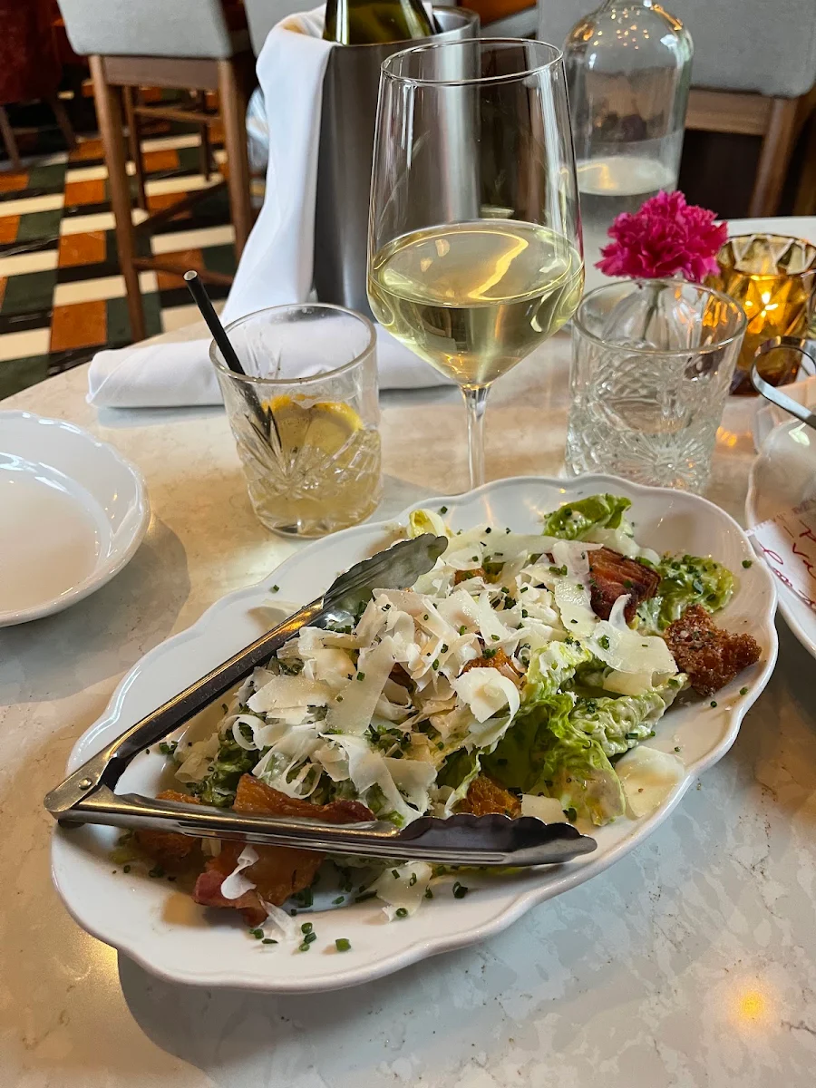 The Piano Piano Caesar Salad, Piano Piano Restaurant