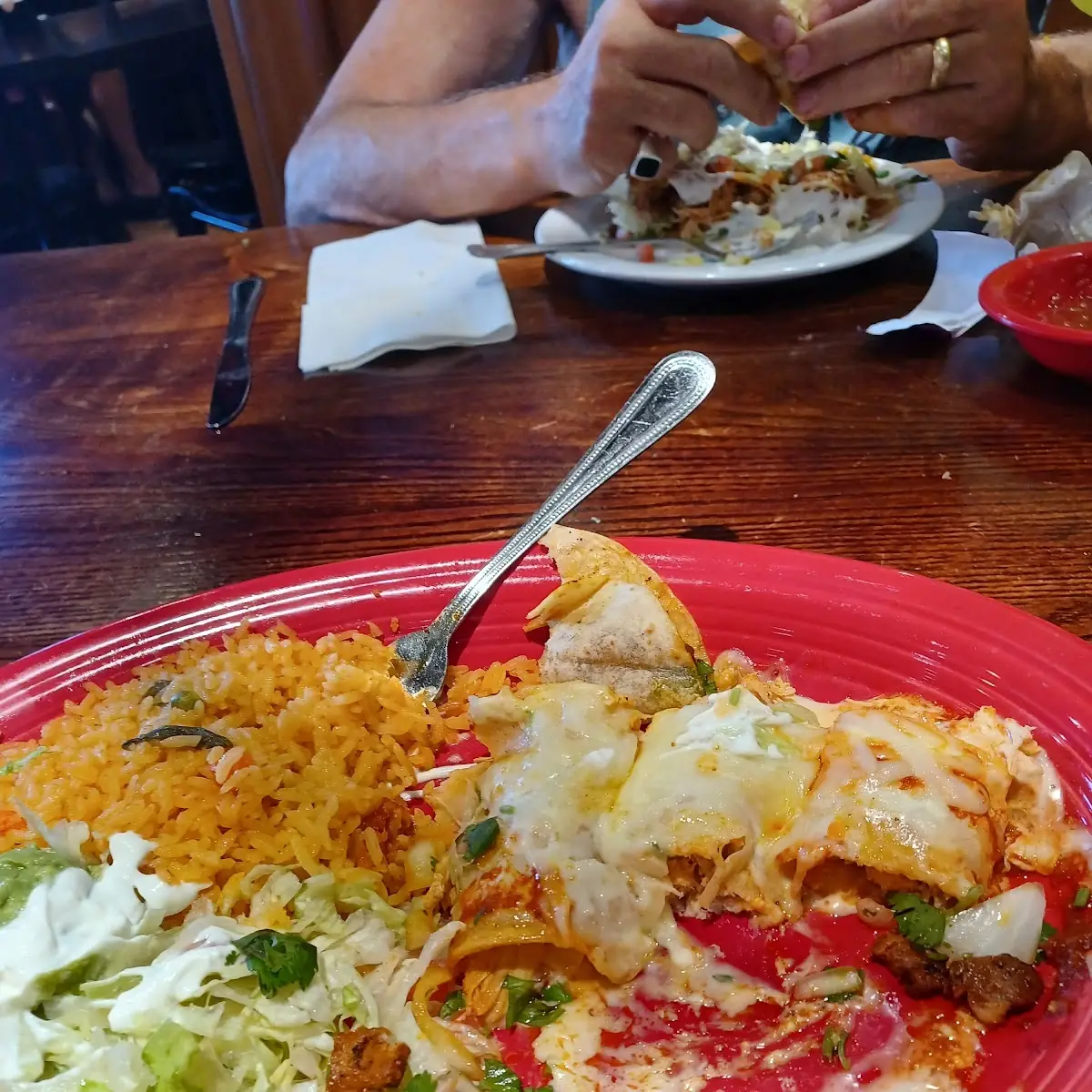 Shredded Chicken Enchiladas Verdes