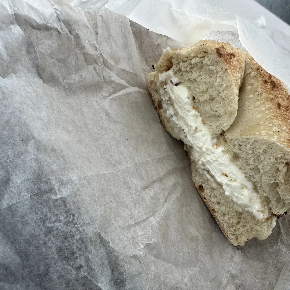 Plain Bagel with Cream Cheese