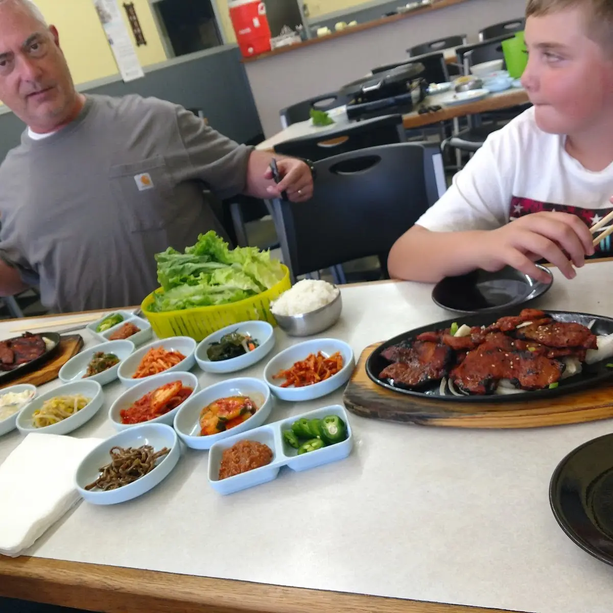 Galbi and BBQ Pork