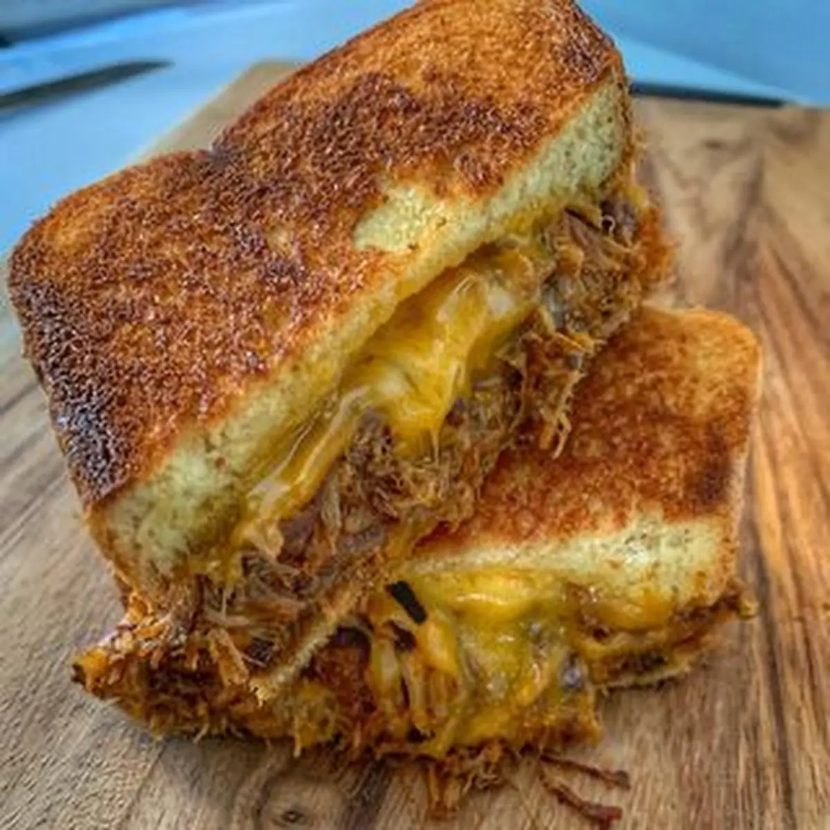 BBQ Pulled Pork Grill Cheese