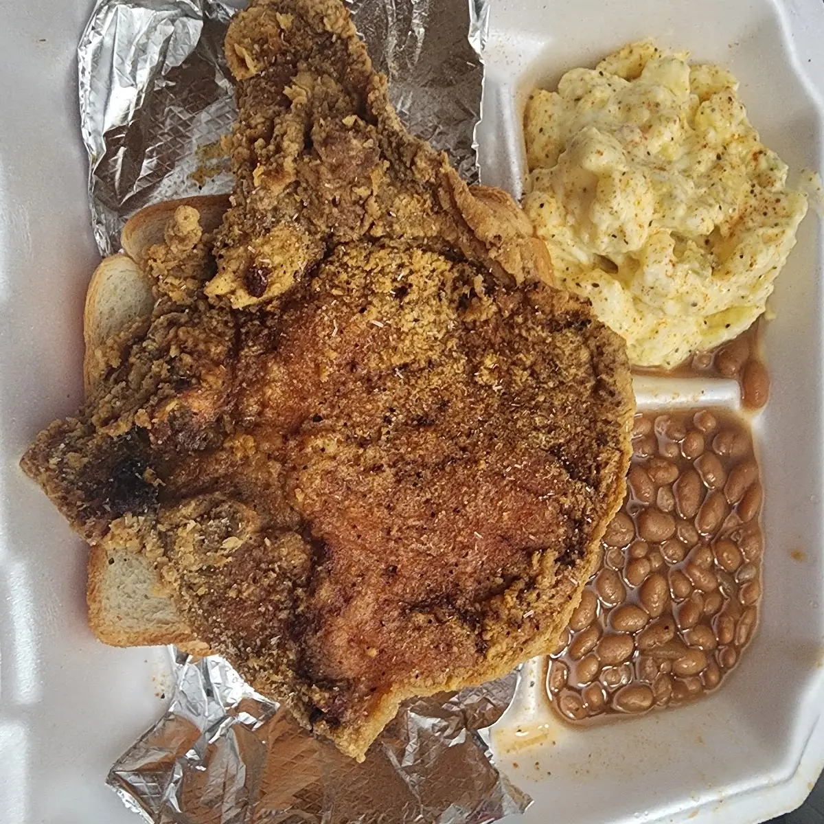 Fried Pork Chop Dinner