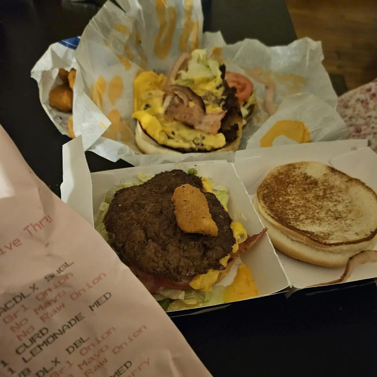 Double Cheese Burger Deluxe