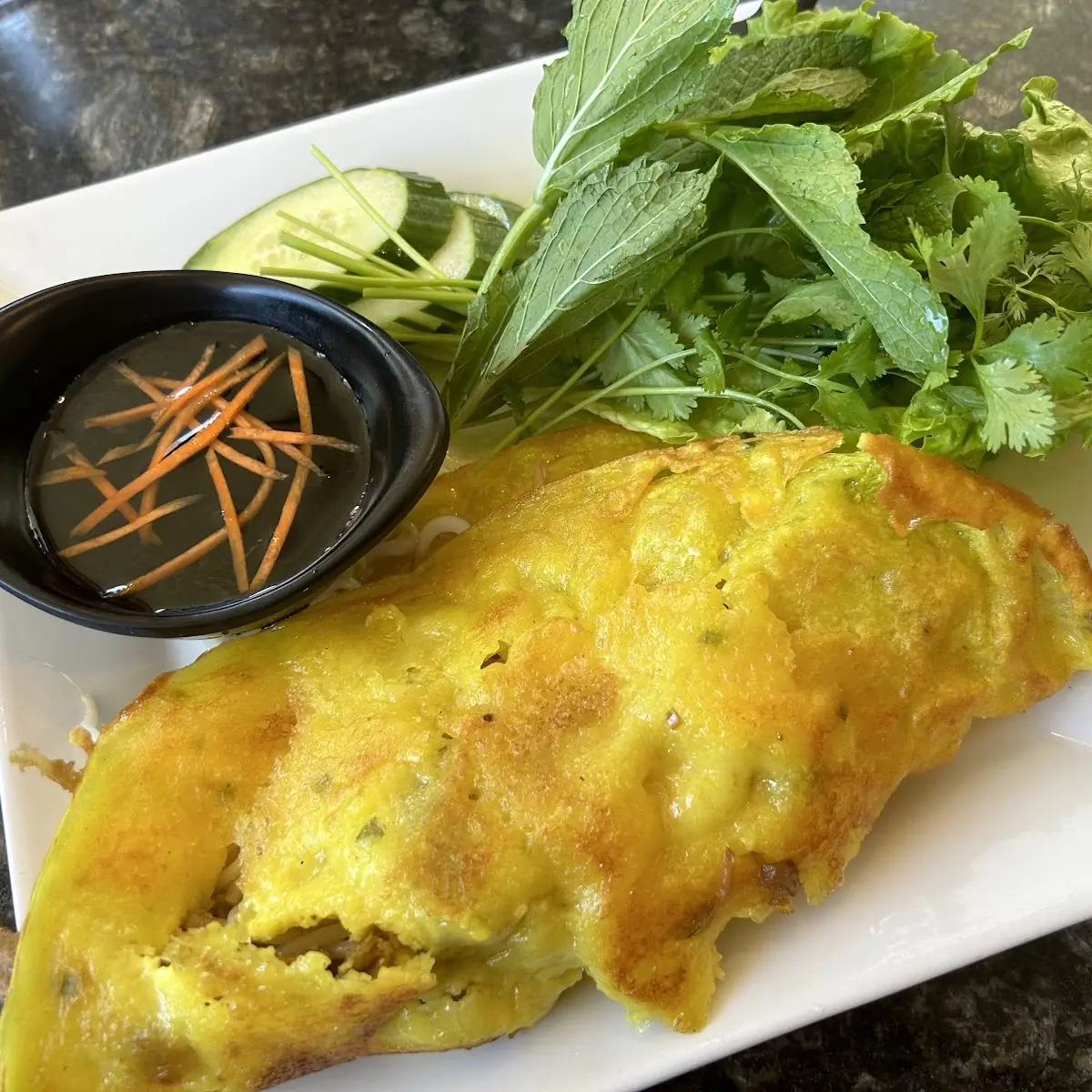 Crispy Rice Crepe-Banh Xeo