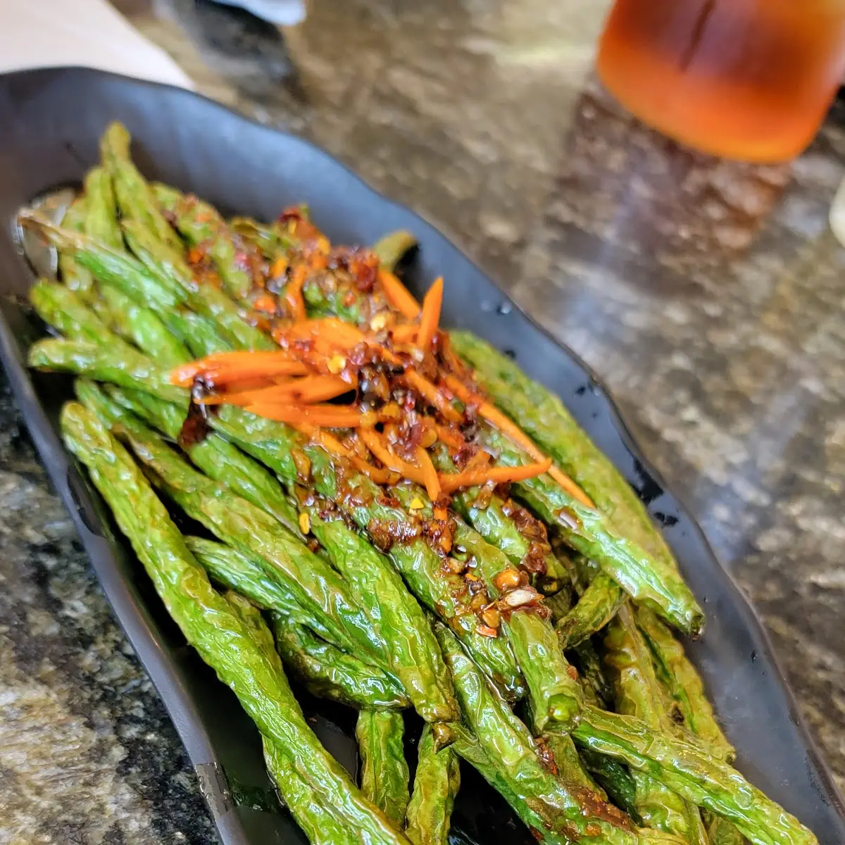 Spicy Garlic Green Beans