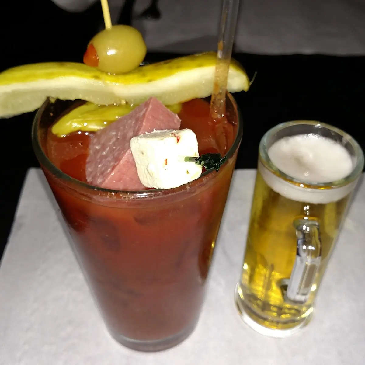 Bloody Mary with Beer Chaser