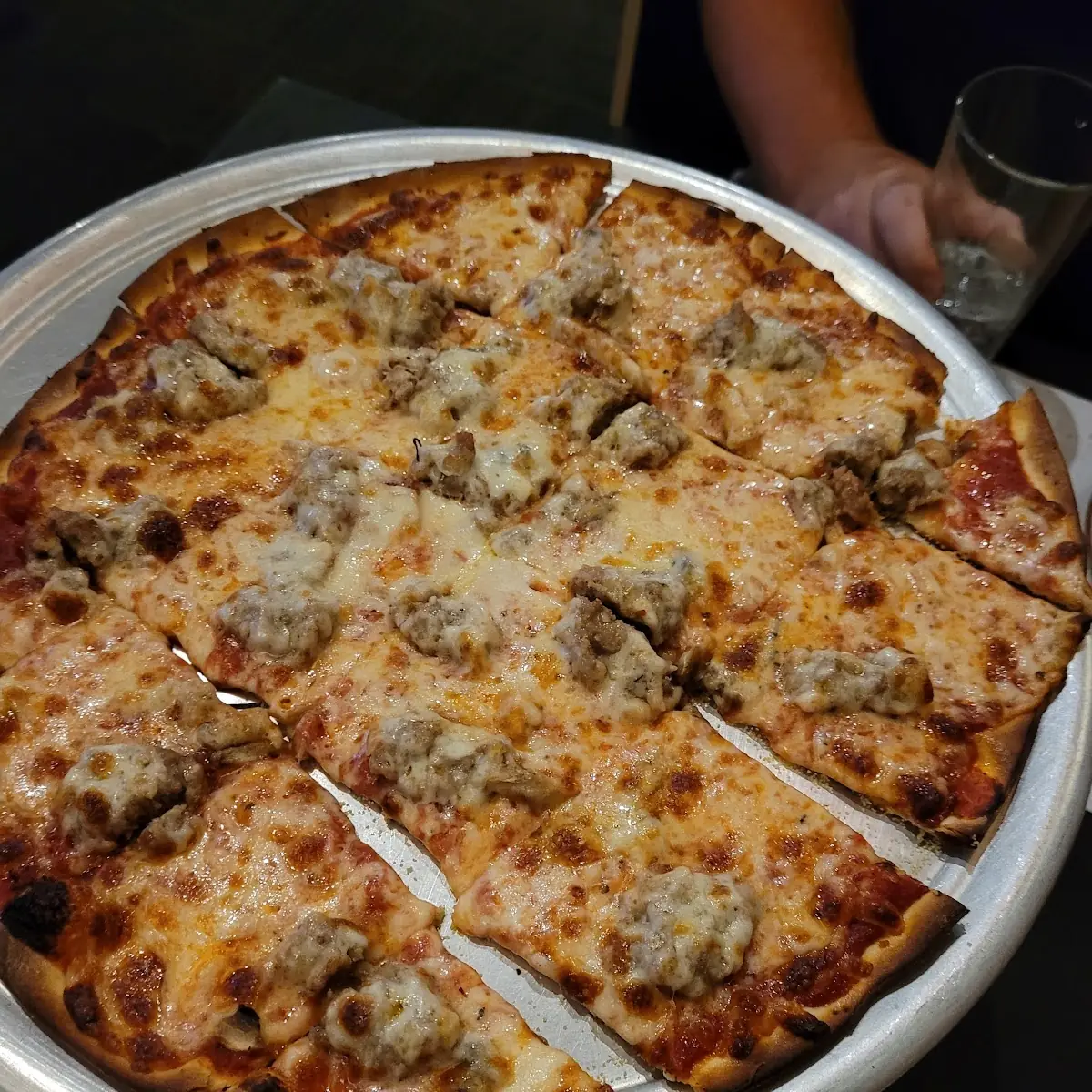 Sausage and Mushroom Pizza
