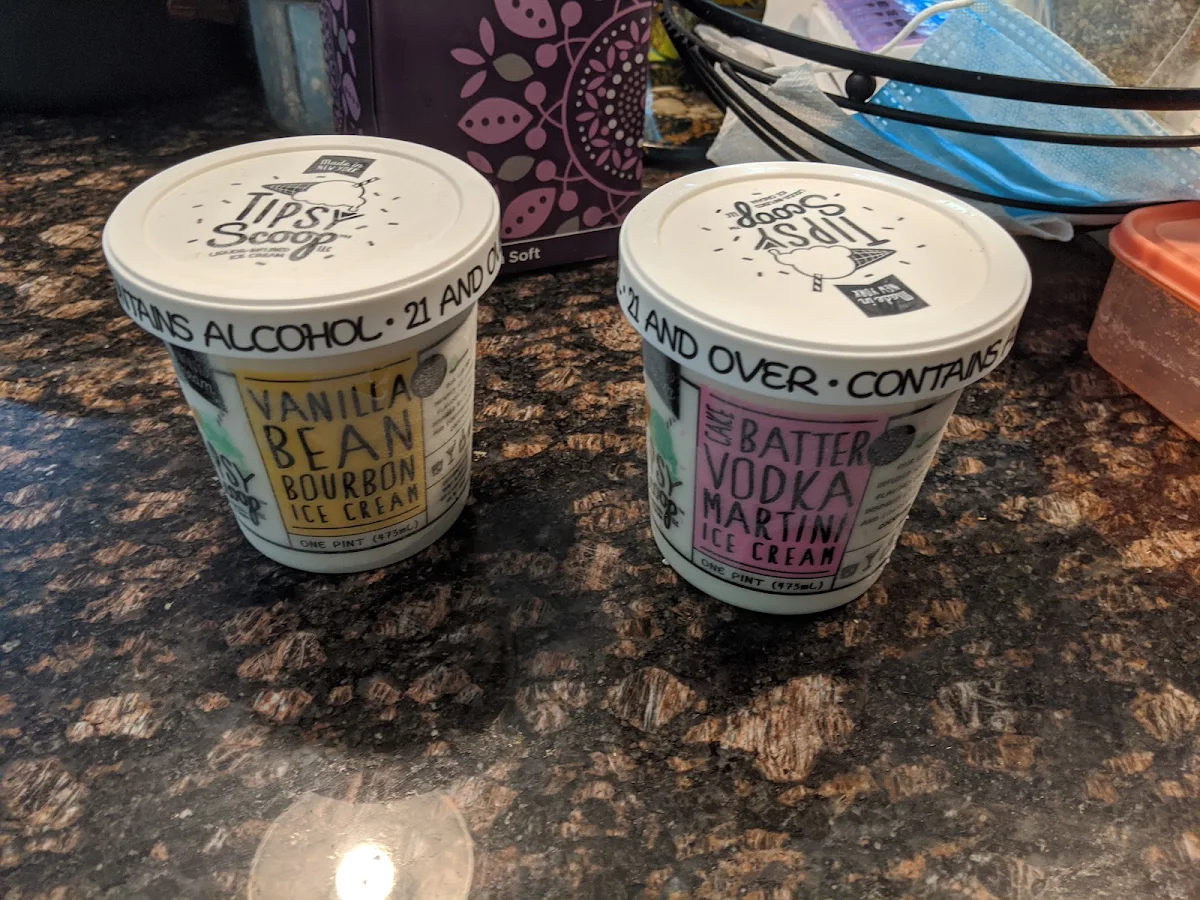 Flavors Cake Batter Vodka Martini and Vanilla Bean Bourbon