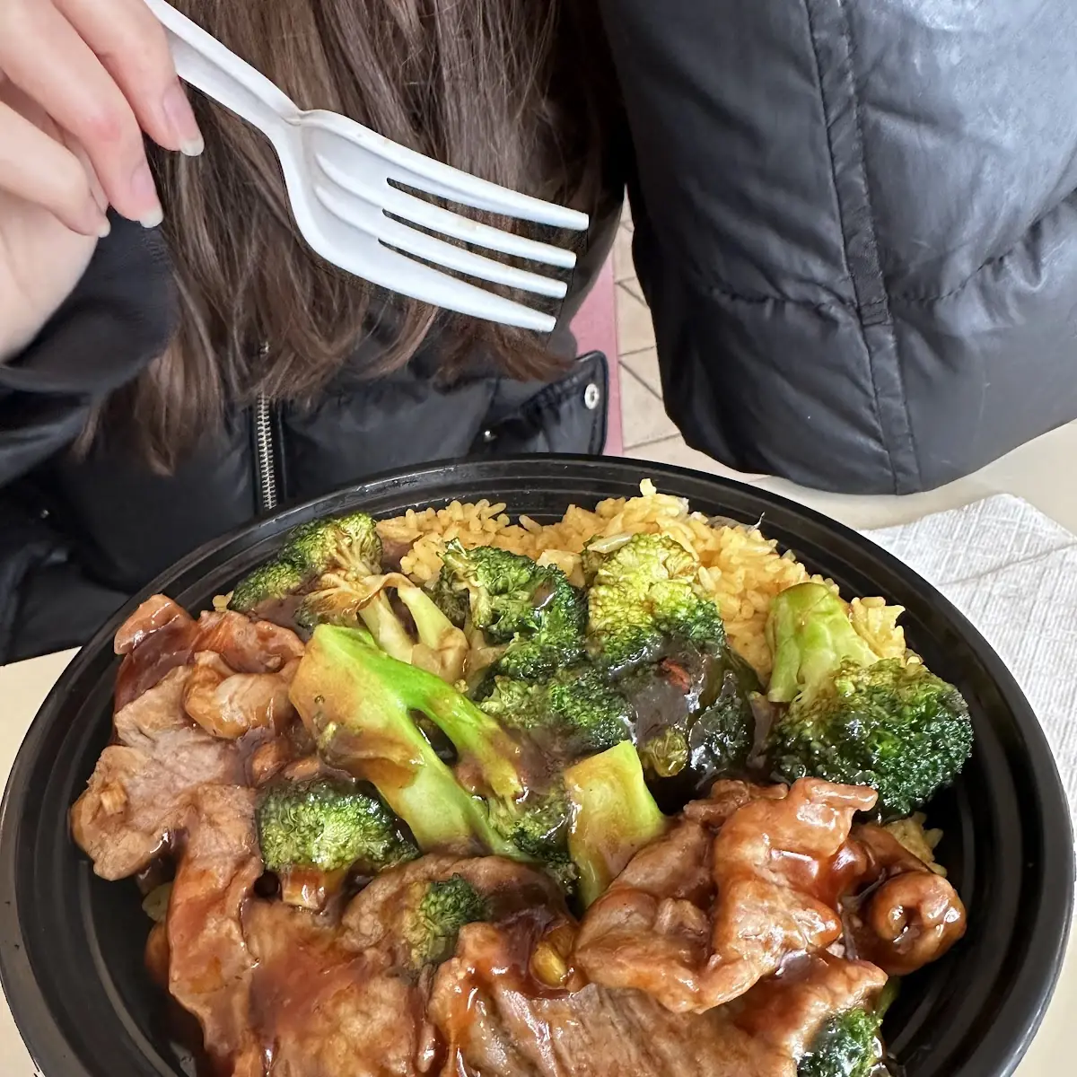 Broccoli w Chicken or Roast Pork