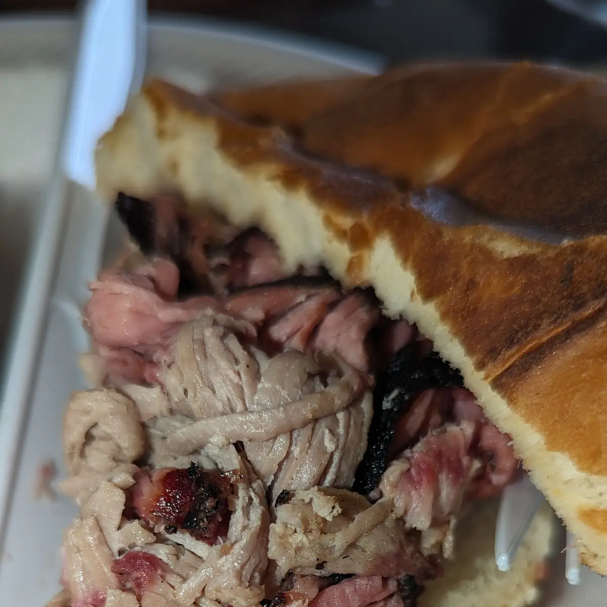 Chopped Brisket Sandwich