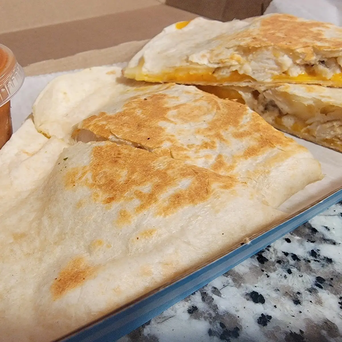 Triple Cheese Quesadilla
