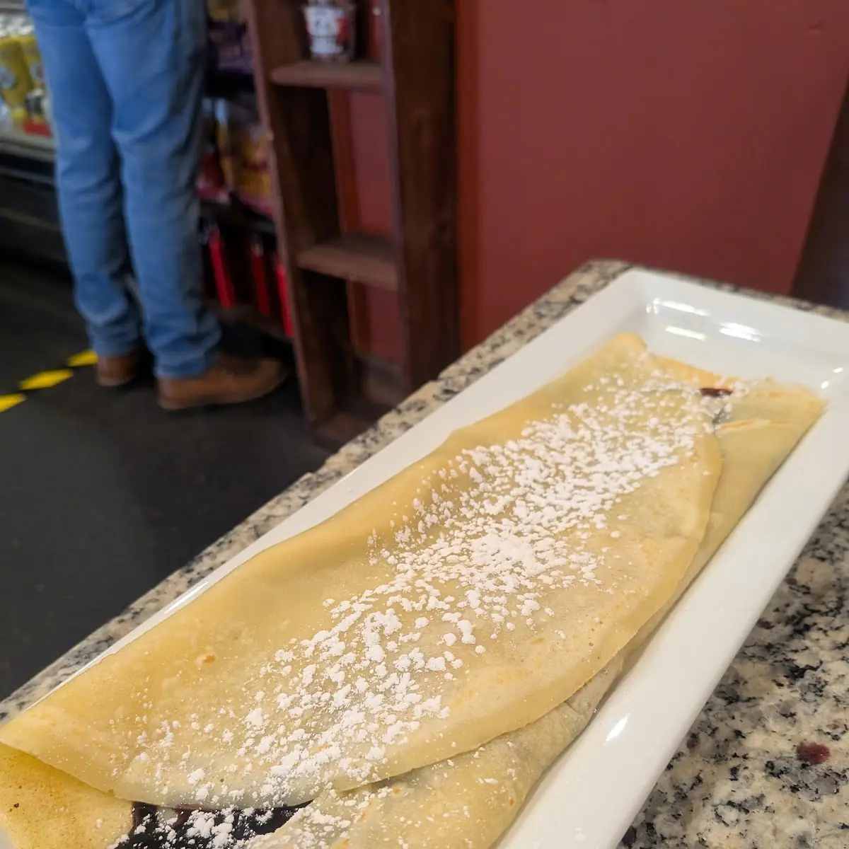 Crêpes Hazelnut Spread with Bananas