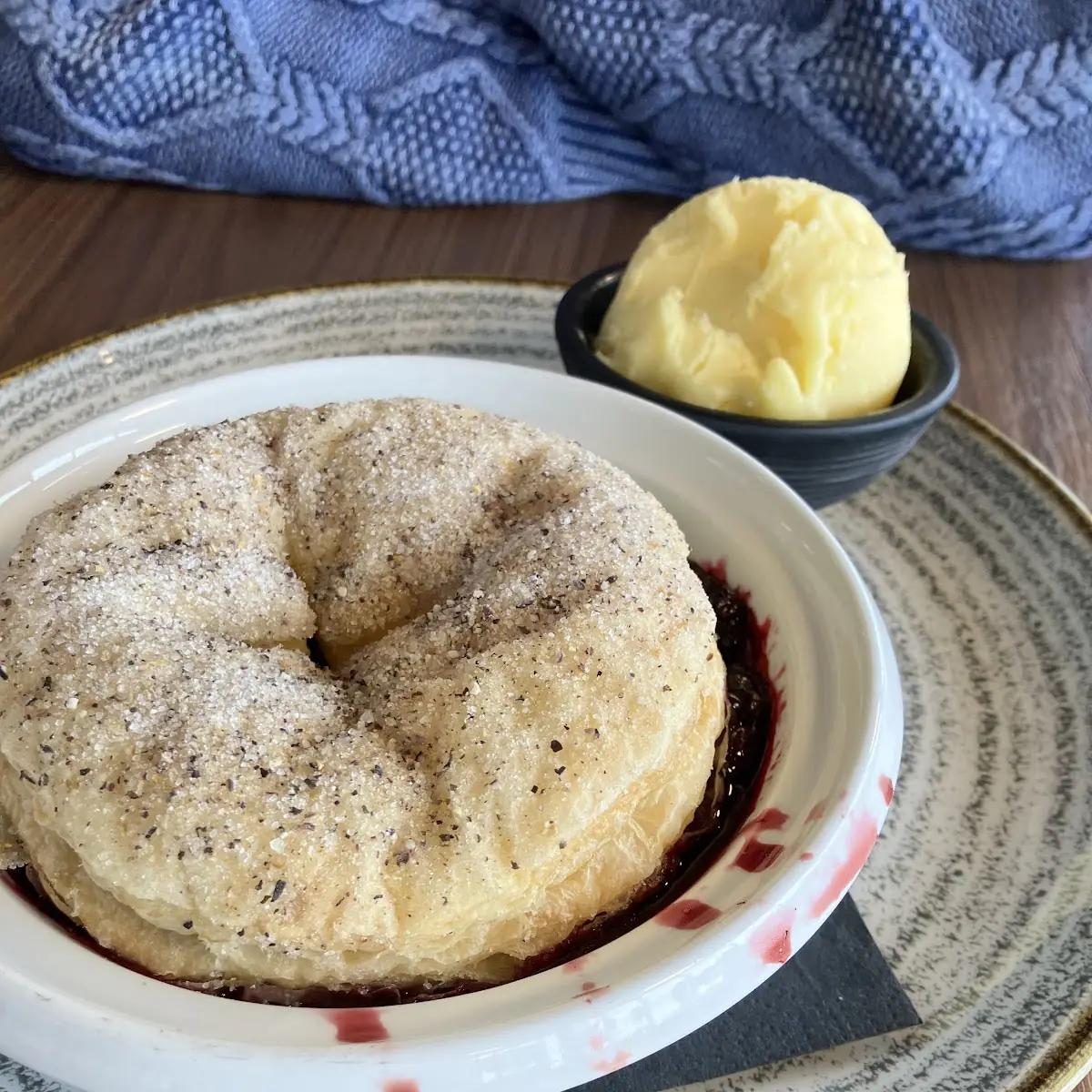 Corn Pastry Blackberry Cobbler