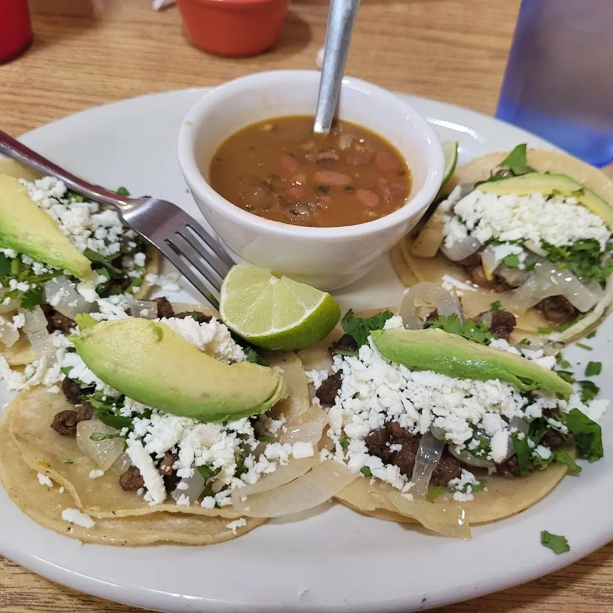 Tacos and Refried Beans