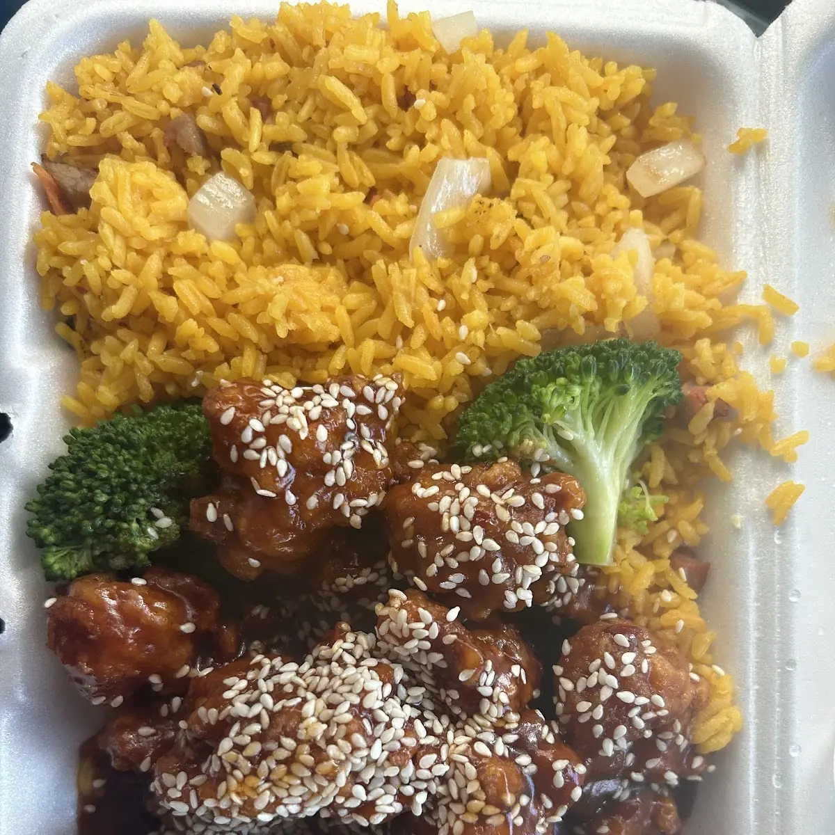 Sesame Chicken Tray