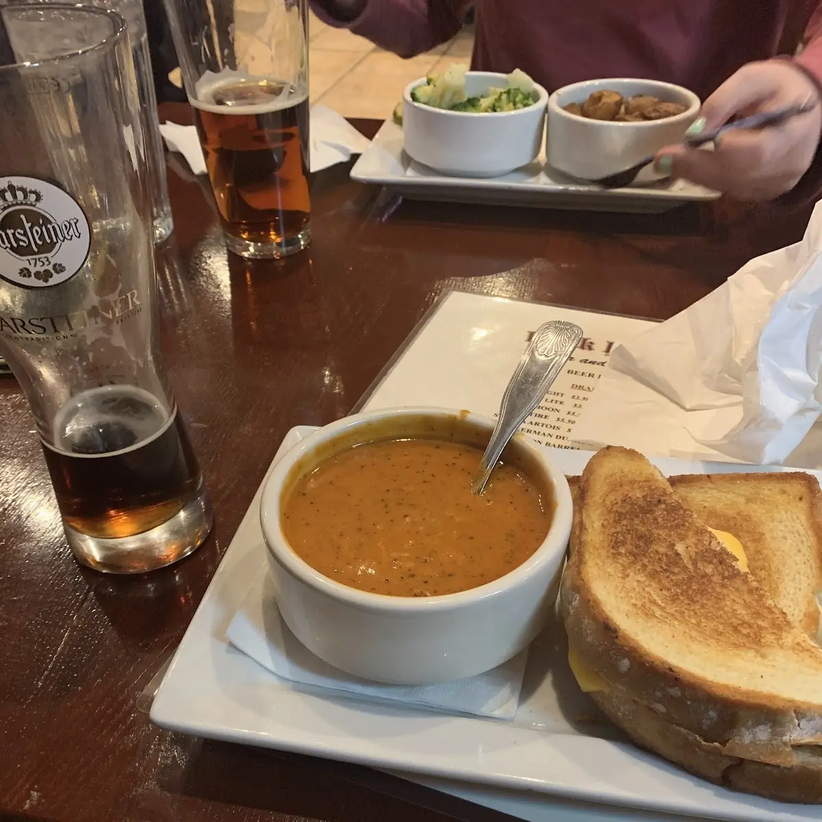 Grilled Cheese Sandwich & Tomato Soup