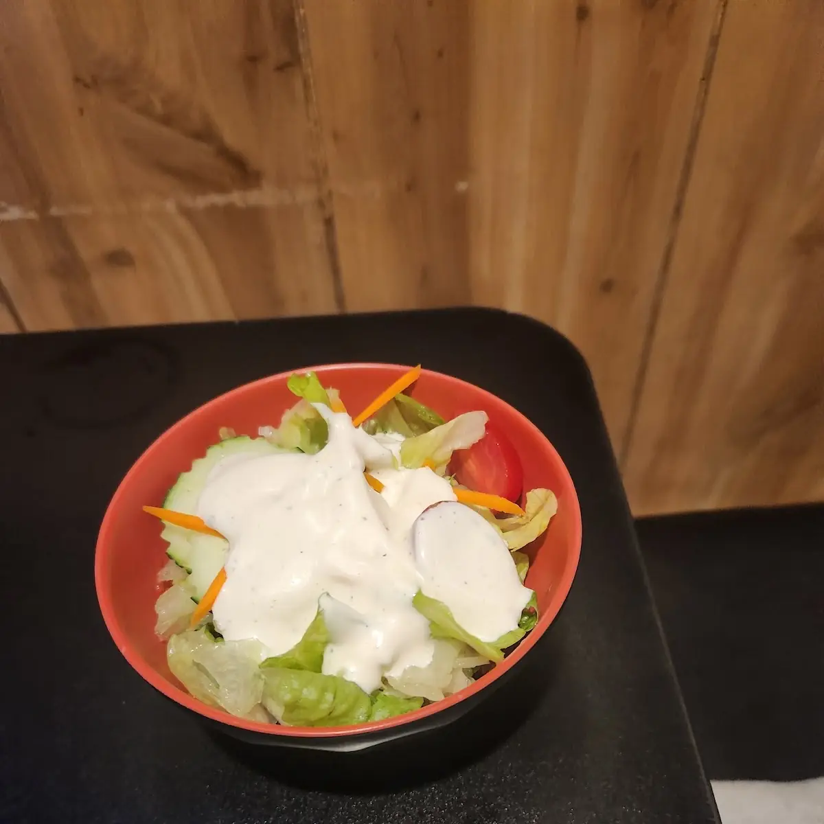 Side Salad with Ranch Dressing