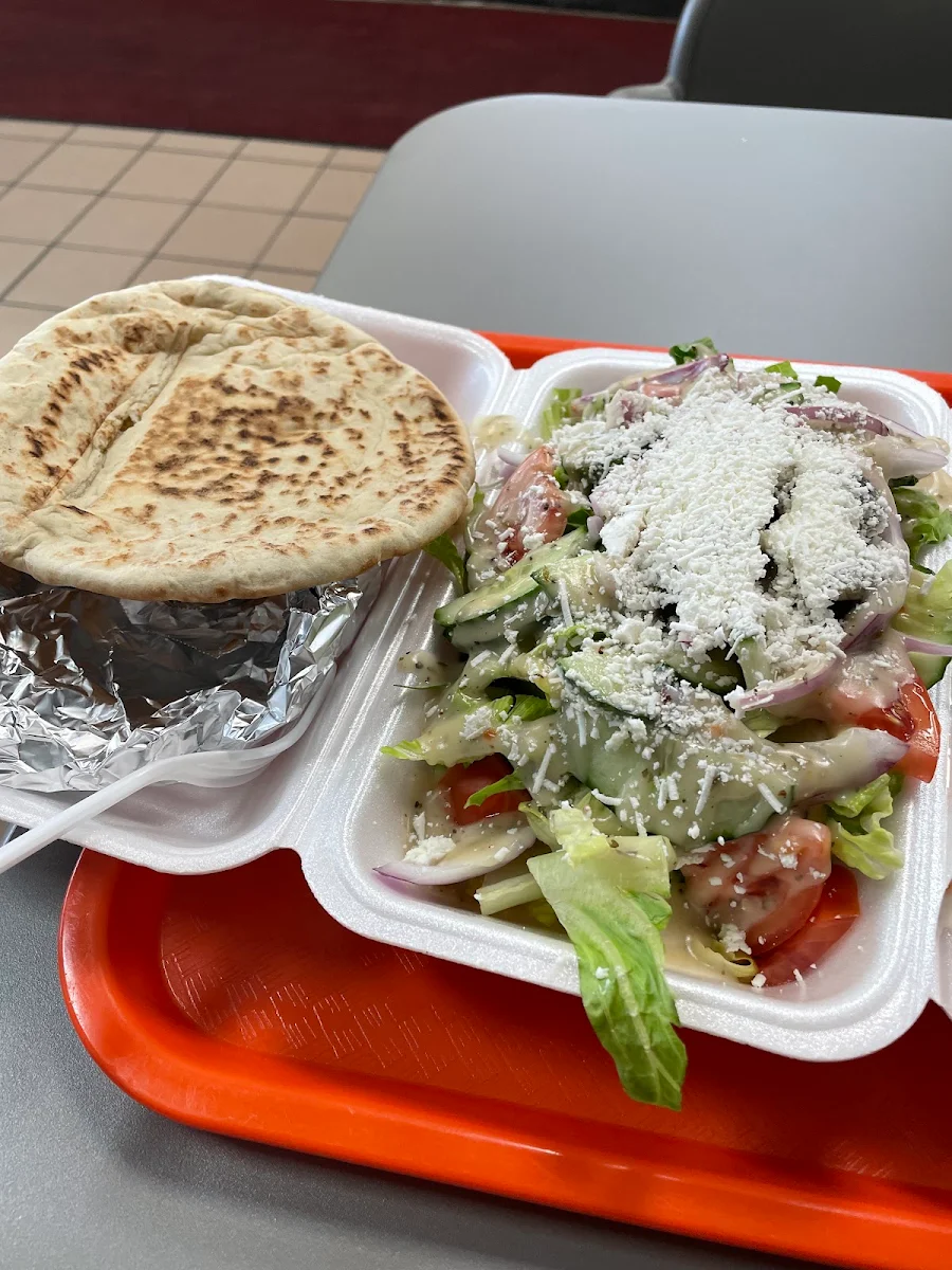 Greek Salad with Pita