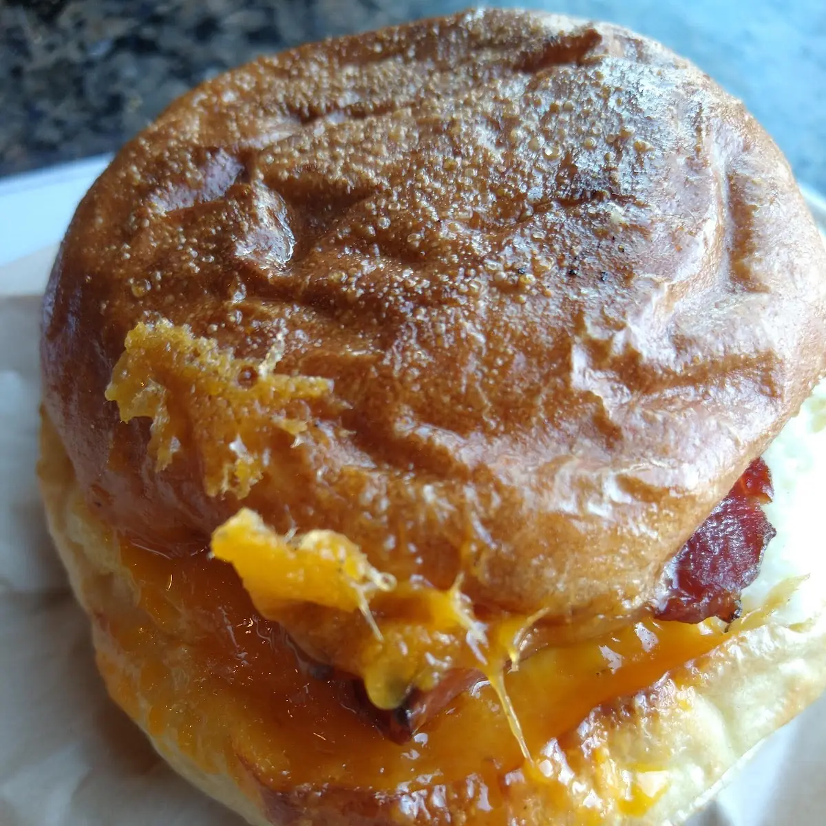 Bacon Egg and Cheese Breakfast Sandwich