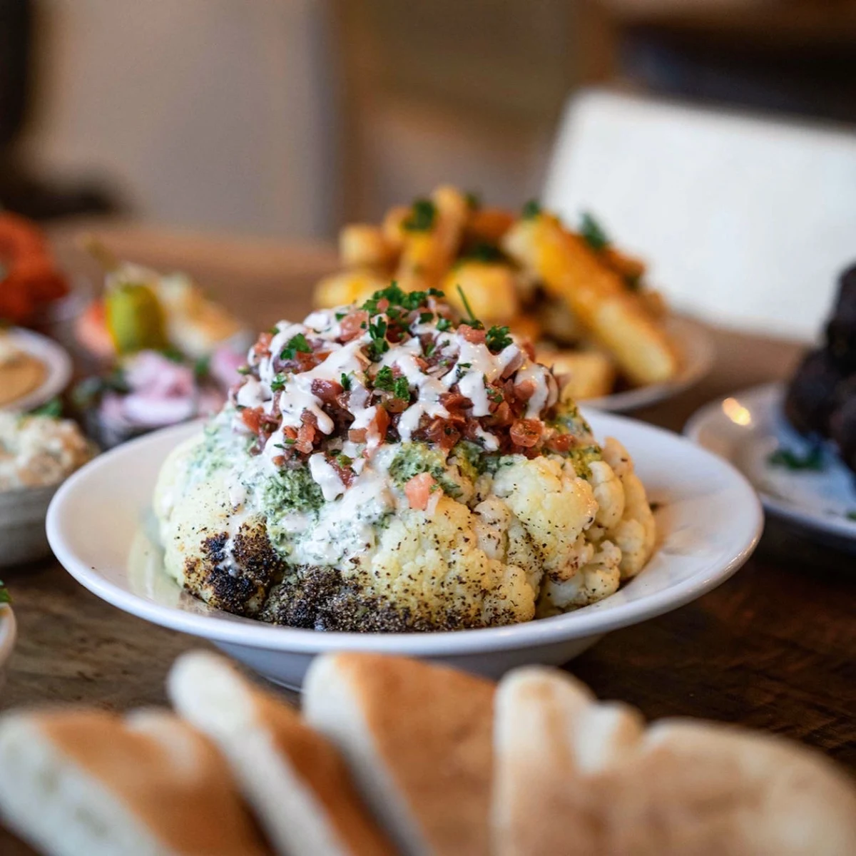 Cauliflower of Life Platter, Chickpea Restaurant
