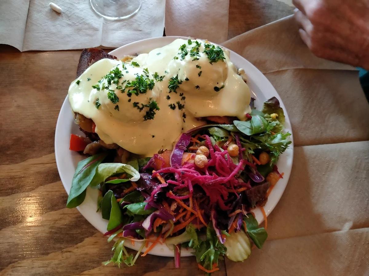 Latkes Benechick with Lox, Chickpea Restaurant