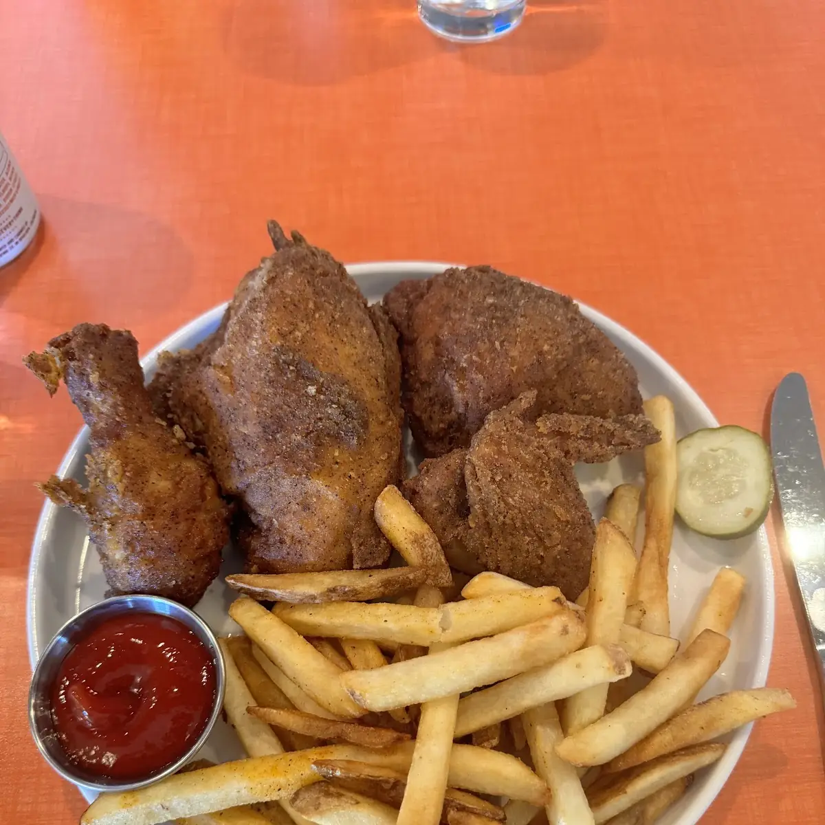 Fried Half Bird