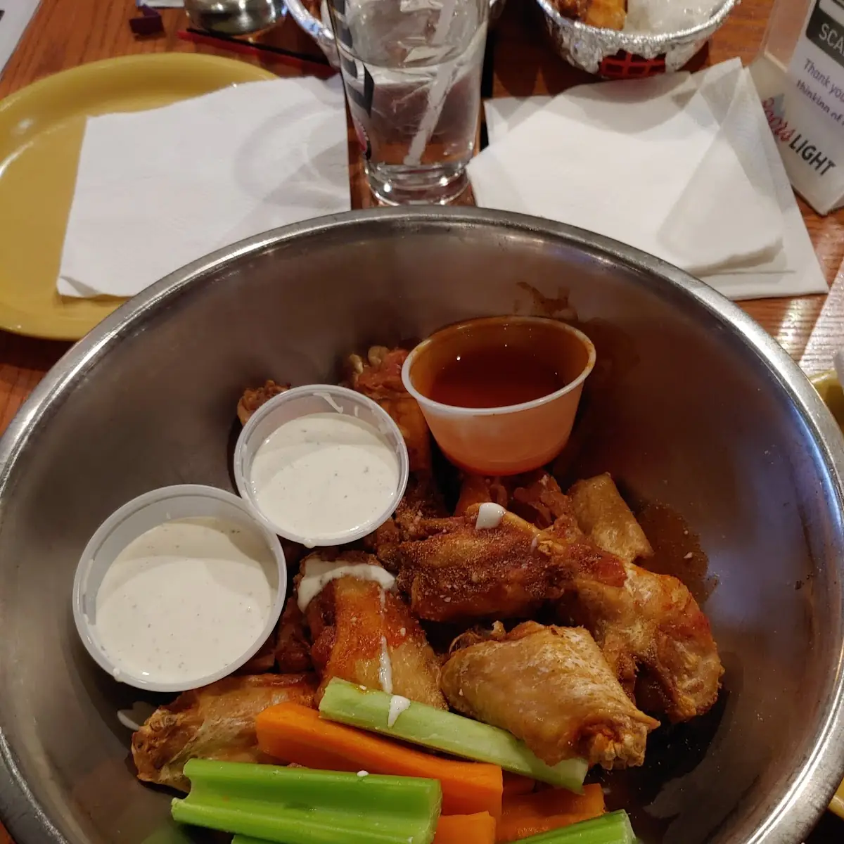 15 Wings with Buffalo Sauce