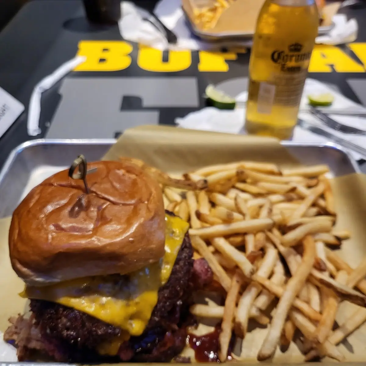 Brisket Double Cheeseburger Combo