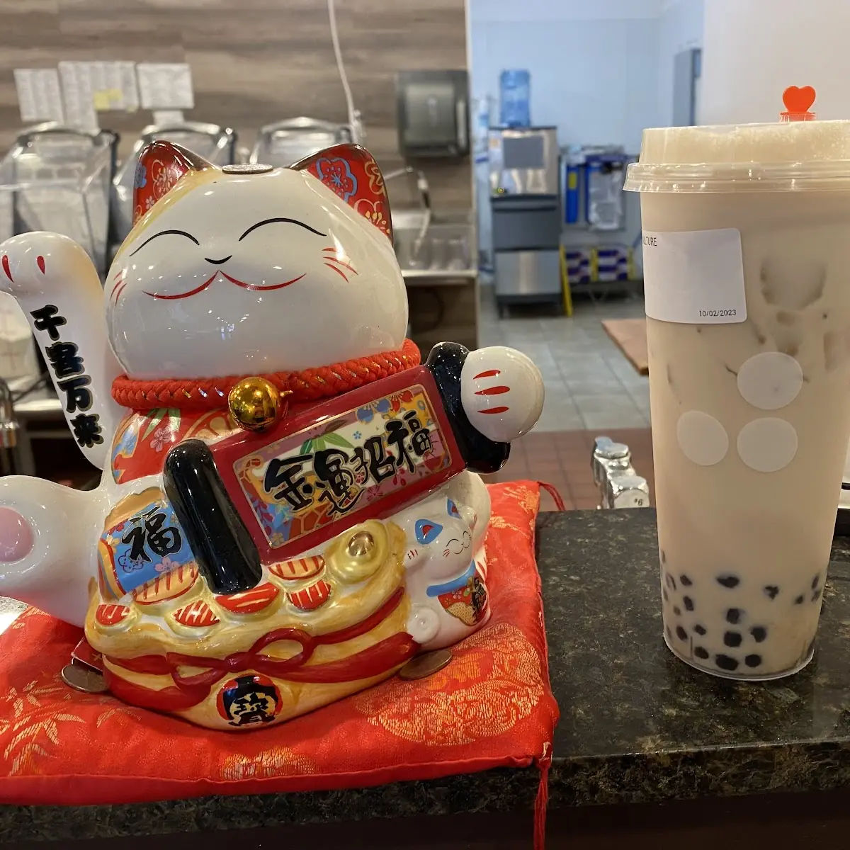 Oolong Milk Tea with Boba