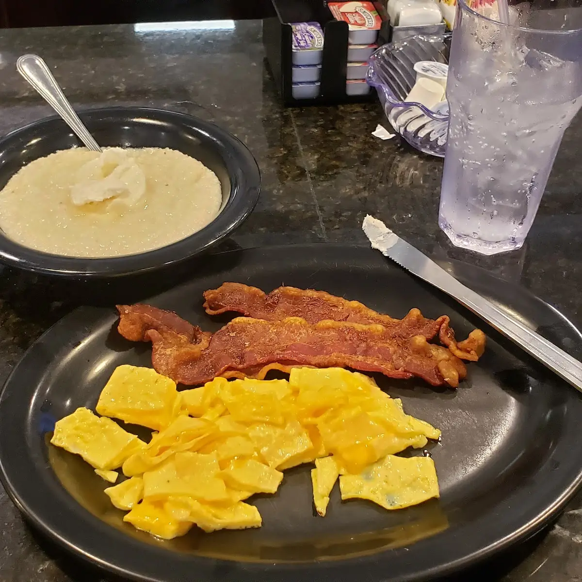 Bacon Eggs & Grits