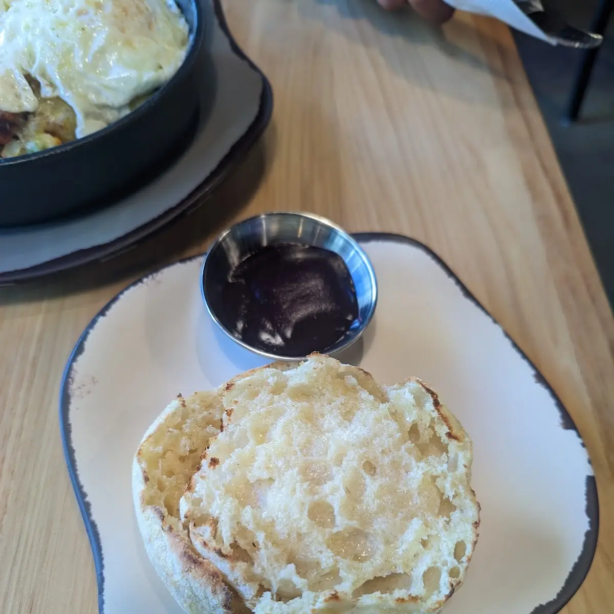 English Muffin with Jam