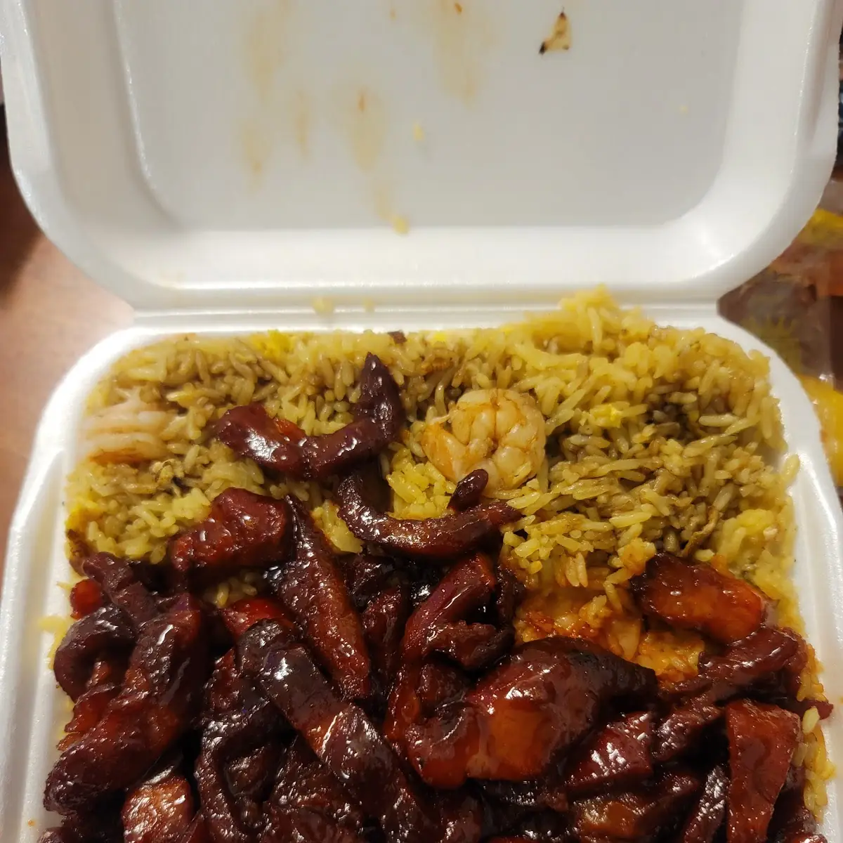 Boneless Spare Ribs & Shrimp Fried Rice