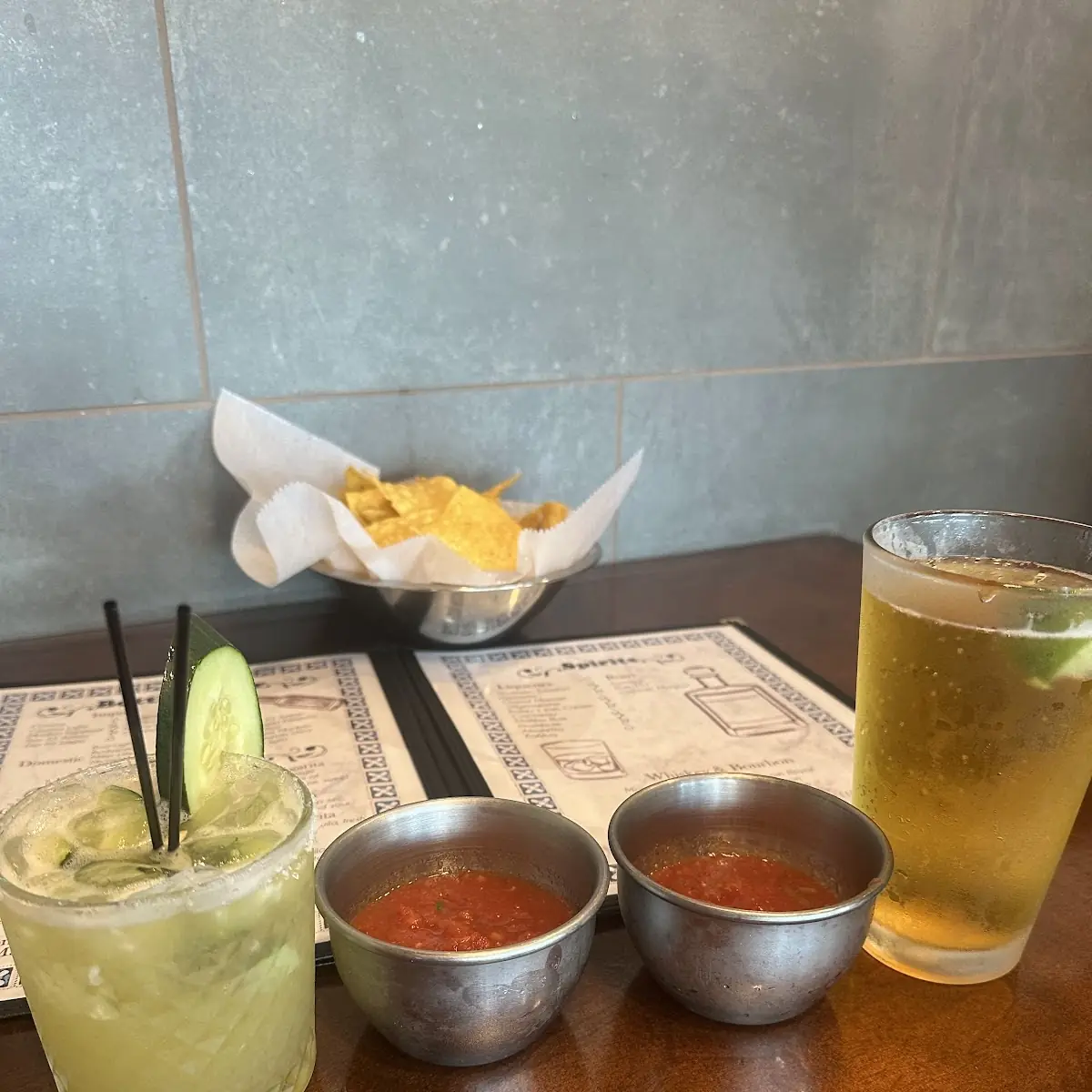 Agave Margarita and Pacifico on Draft