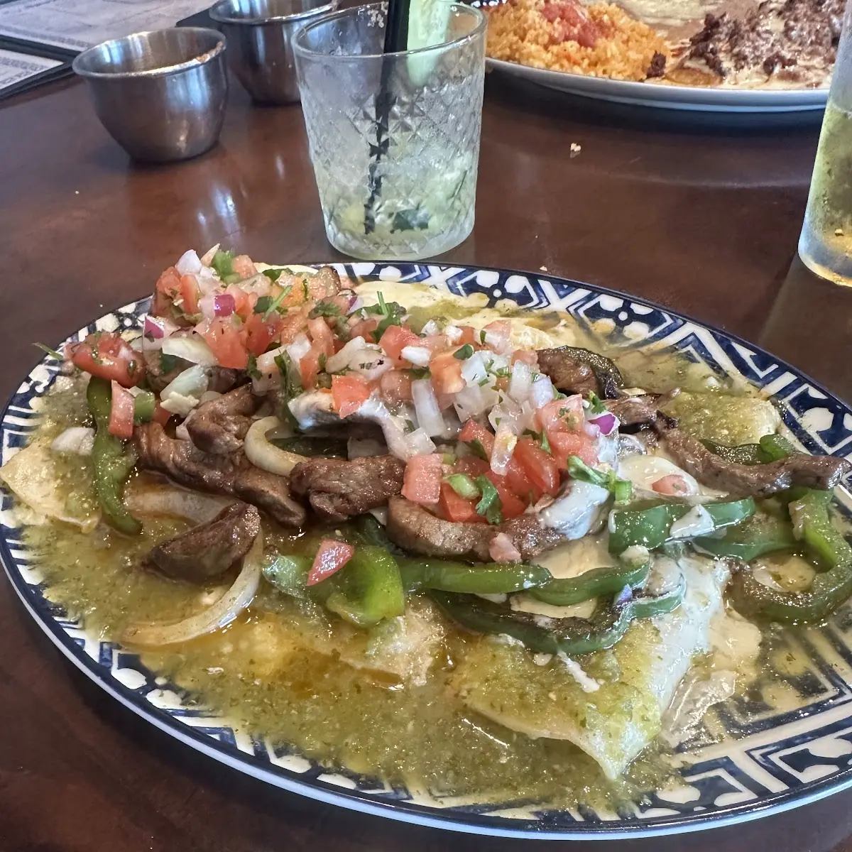 Steak Fajita Enchiladas