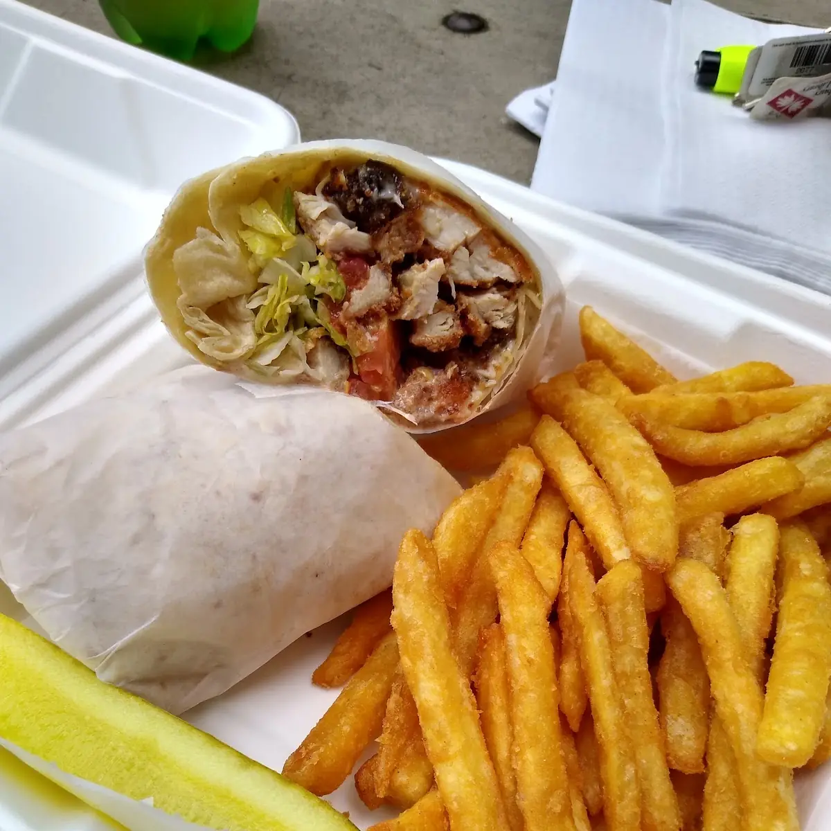 Crispy Chicken Wrap