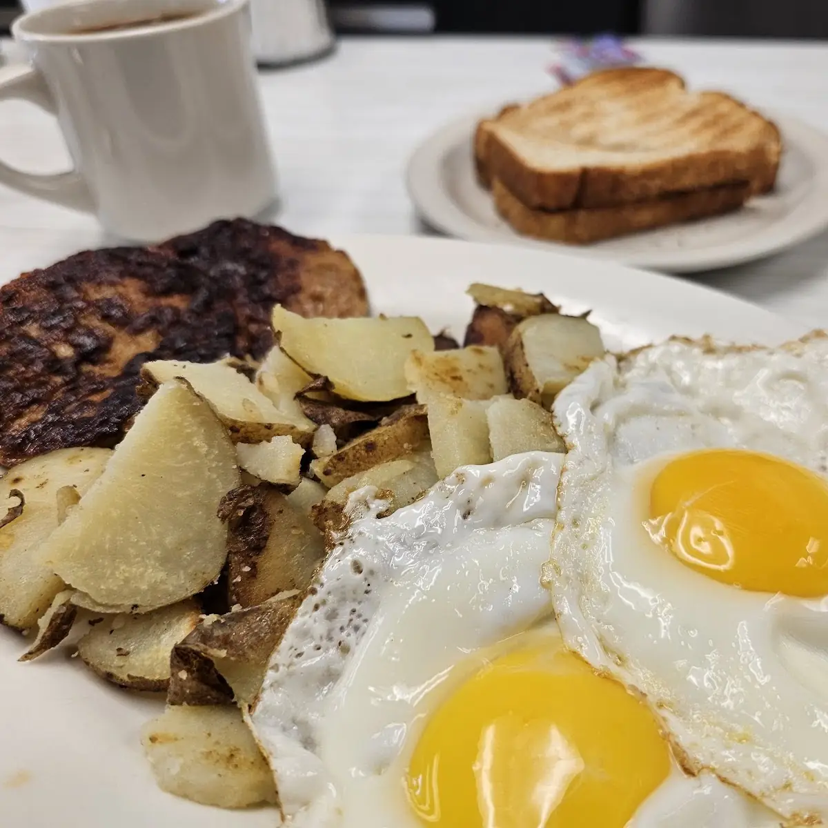 English Muffin Breakfast Plate with Bacon