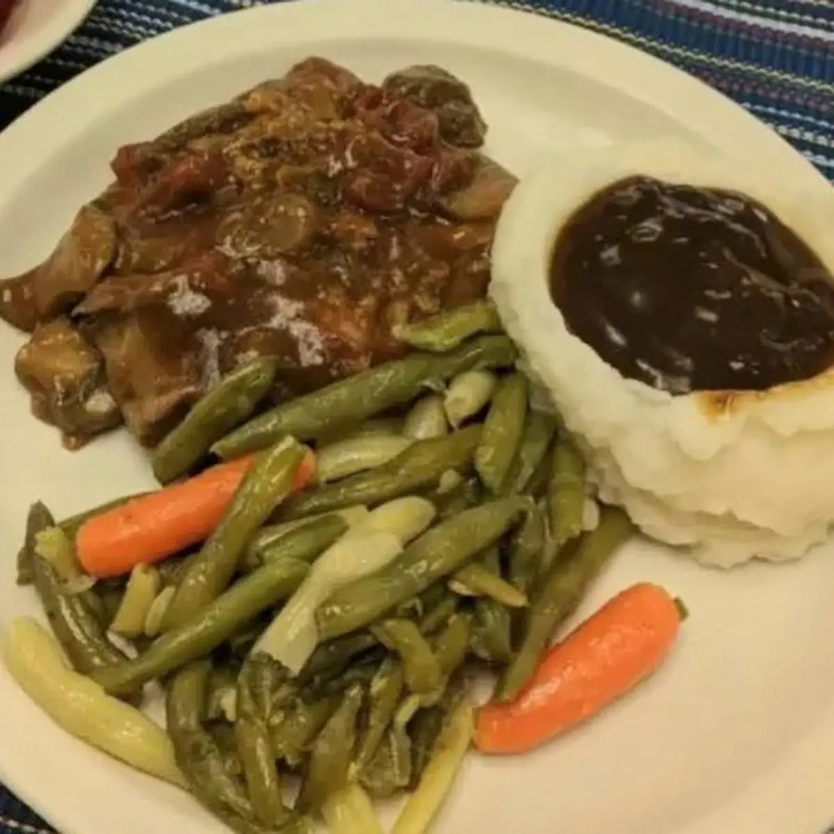 Steak Dinner with Mashed Potatoes