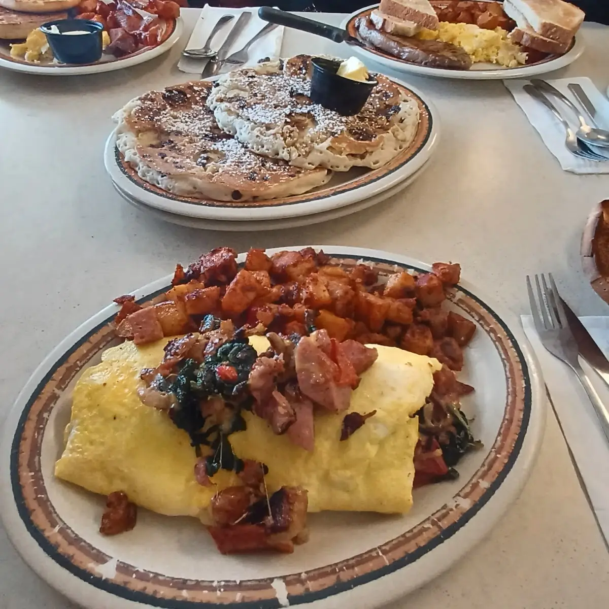 Meat Lovers and Veggie Omelette