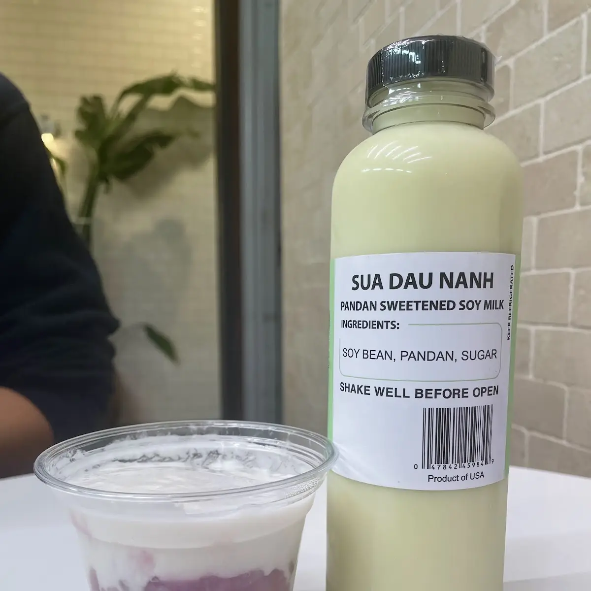 Pandan Soy Milk