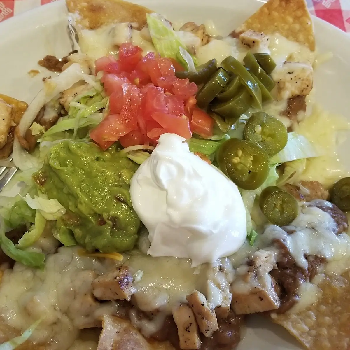 Small Chicken Nachos