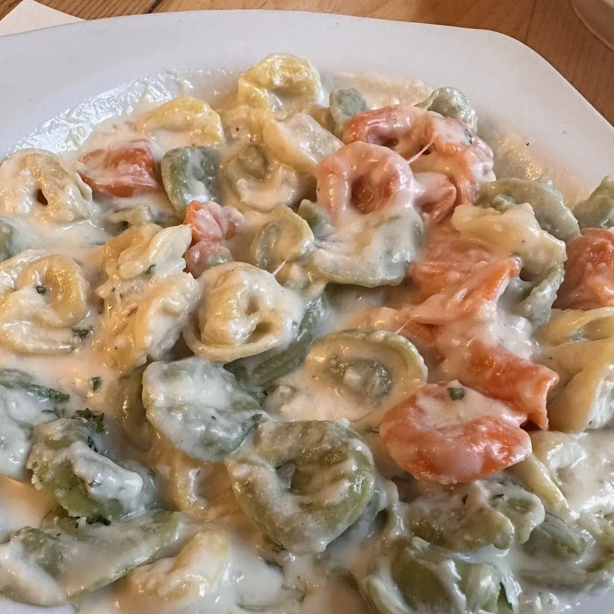 Tortellini with Alfredo Sauce