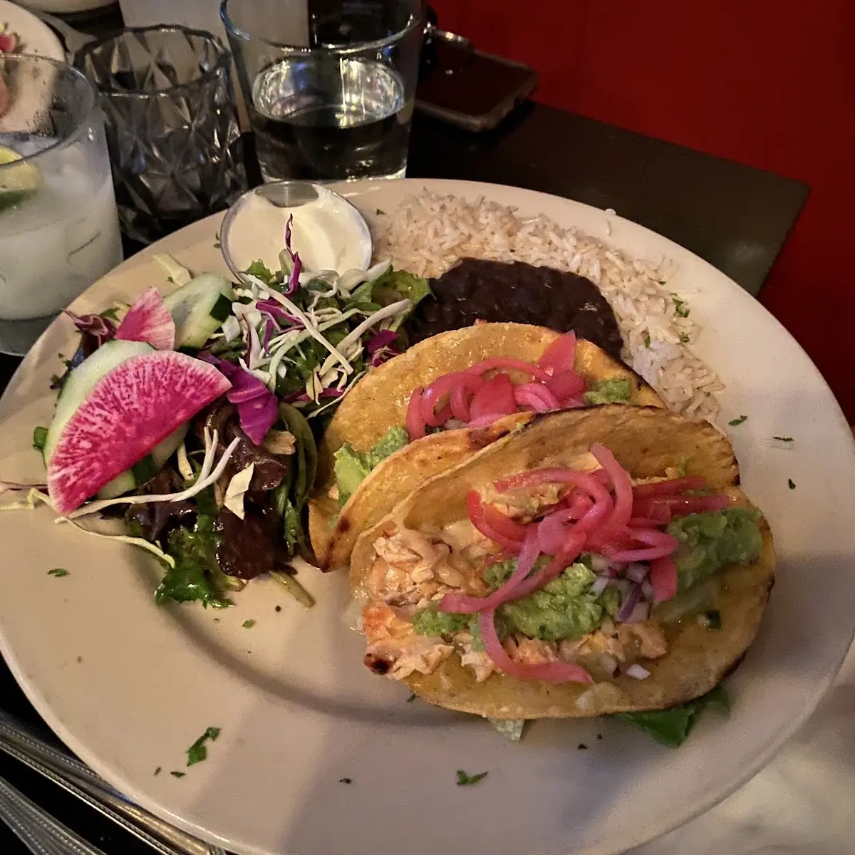 Grilled Fish Tacos Entree