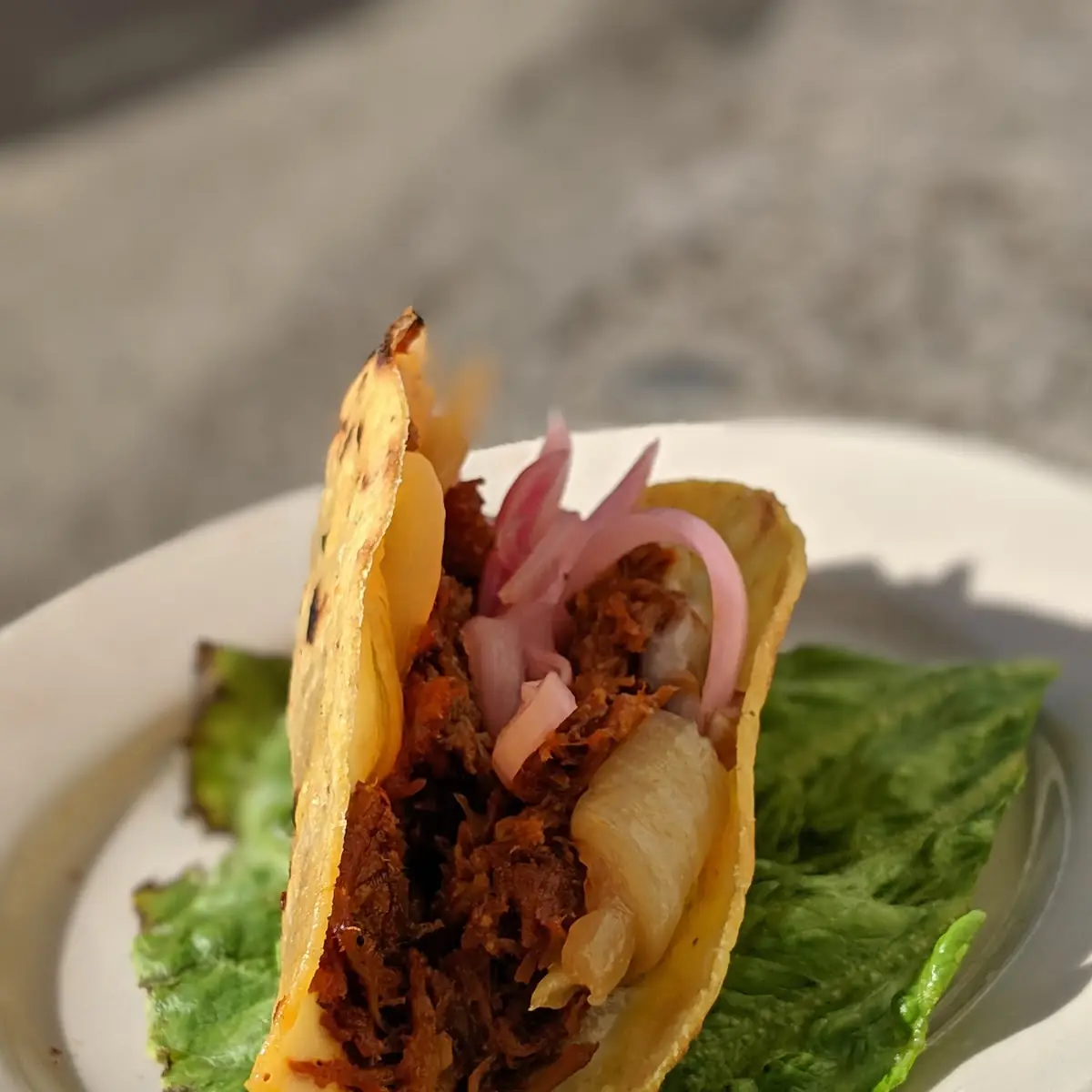 Hard Shell Pulled Pork Tacos