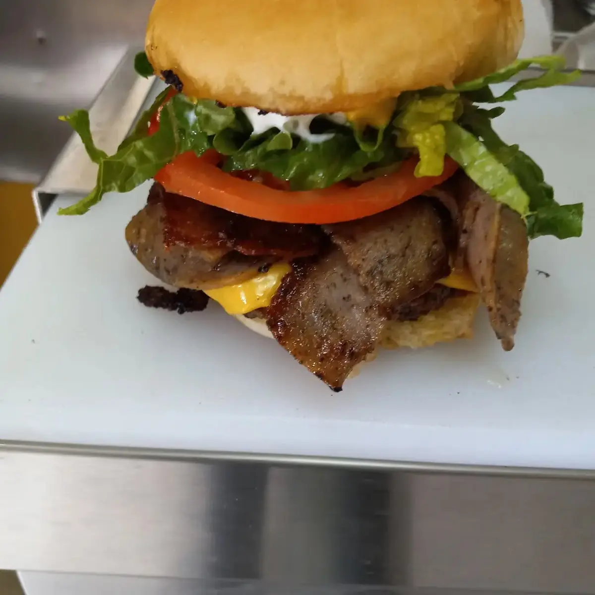 Gyro Cheeseburger
