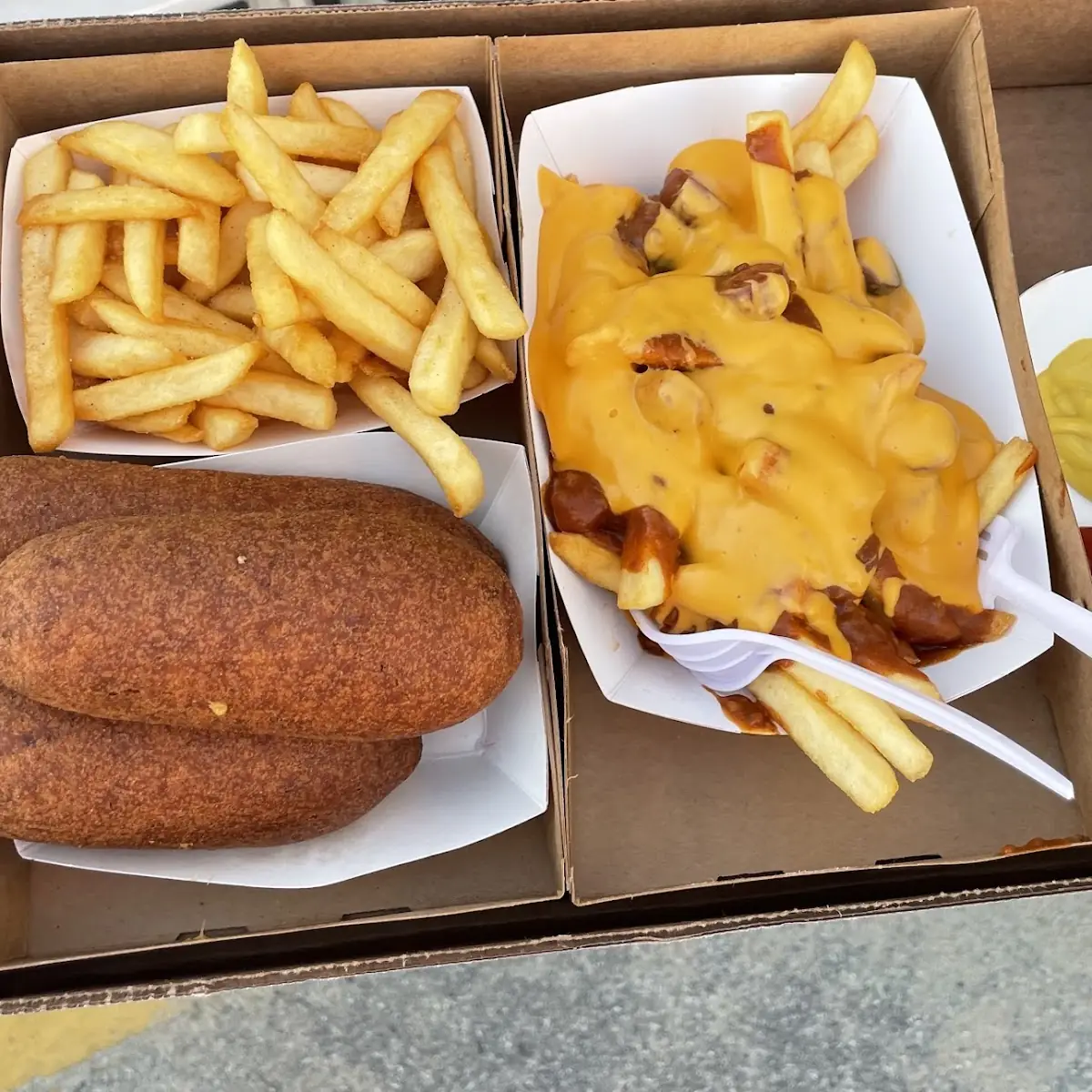 Corn Dog Regular Fries