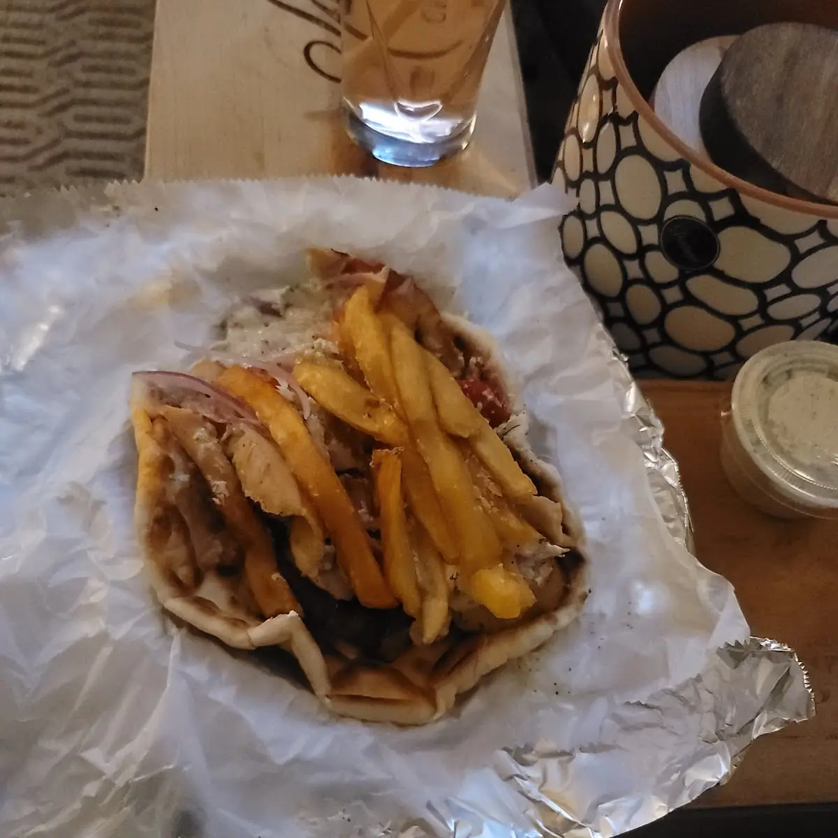 Lamb Crazy Gyro Sandwich