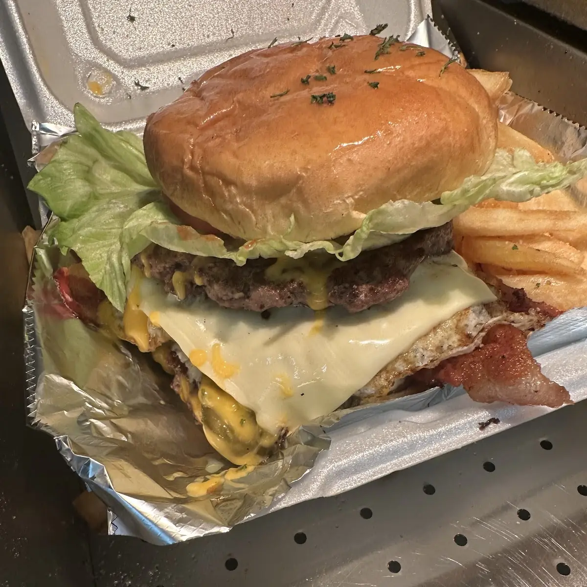 The Grill Cheese Burger Stacker