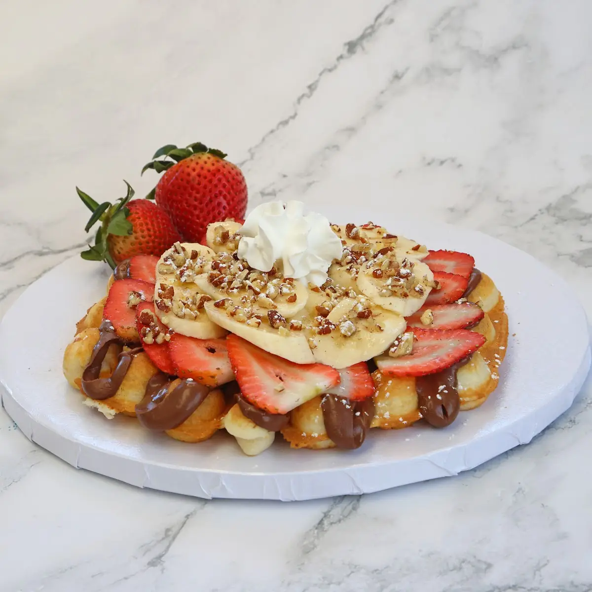 Strawberry Nutella Waffle